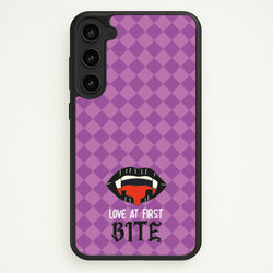 Love At First Bite - VD  - Vampire Diaries Phone Case for Galaxy S23