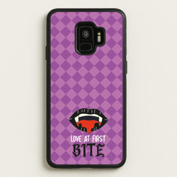 Love At First Bite - VD  - Vampire Diaries Phone Case for Galaxy S9