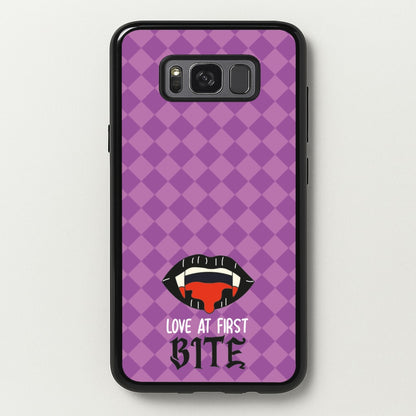 Love At First Bite - VD  - Vampire Diaries Phone Case for Galaxy S8 Plus