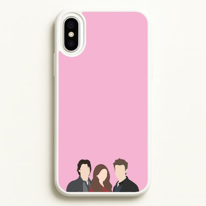 Elena, Damon And Stefan - VD  - Vampire Diaries Phone Case for iPhone XS Max