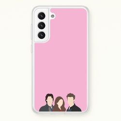 Elena, Damon And Stefan - VD  - Vampire Diaries Phone Case for Galaxy S22 Plus
