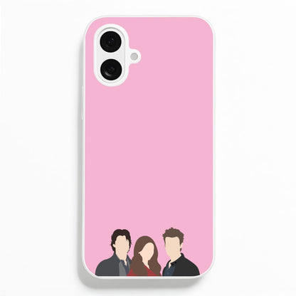 Elena, Damon And Stefan - VD Phone Case