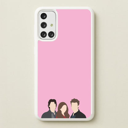 Elena, Damon And Stefan - VD  - Vampire Diaries Phone Case for Galaxy A71