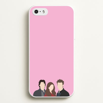 Elena, Damon And Stefan - VD  - Vampire Diaries Phone Case for iPhone 5 / 5s / SE 2016