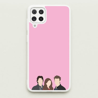 Elena, Damon And Stefan - VD  - Vampire Diaries Phone Case for Galaxy A12