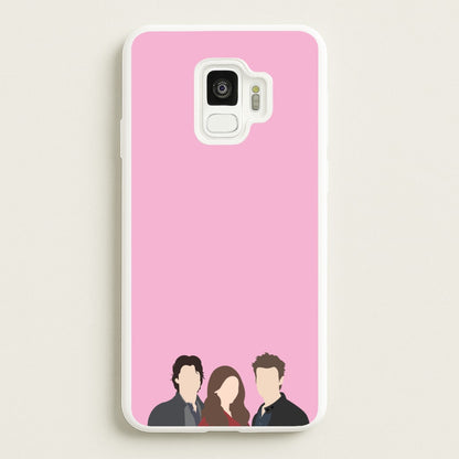 Elena, Damon And Stefan - VD  - Vampire Diaries Phone Case for Galaxy S9