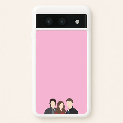 Elena, Damon And Stefan - VD  - Vampire Diaries Phone Case for Google Pixel 8a