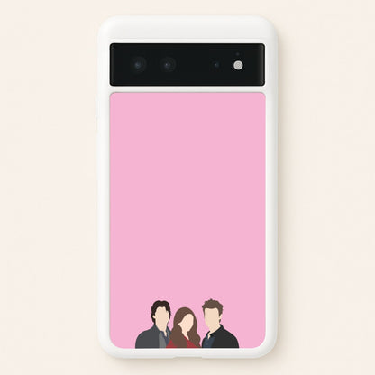 Elena, Damon And Stefan - VD  - Vampire Diaries Phone Case for Google Pixel 6