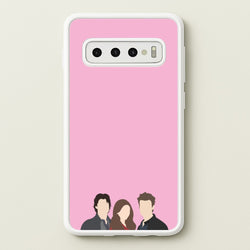Elena, Damon And Stefan - VD  - Vampire Diaries Phone Case for Galaxy S10