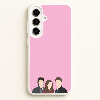 Elena, Damon And Stefan - VD  - Vampire Diaries Phone Case for Galaxy A56