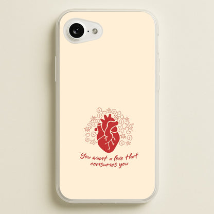 You Want A Love That Consumes You - VD  - Vampire Diaries Phone Case for iPhone 16e