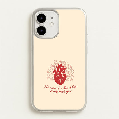 You Want A Love That Consumes You - VD  - Vampire Diaries Phone Case for iPhone 12 Mini
