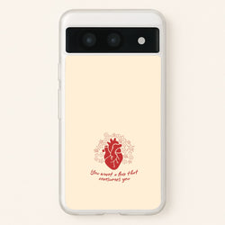 You Want A Love That Consumes You - VD  - Vampire Diaries Phone Case for Google Pixel 8a