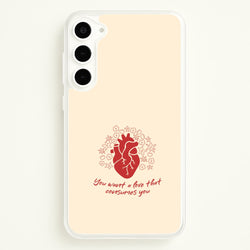You Want A Love That Consumes You - VD  - Vampire Diaries Phone Case for Galaxy S23
