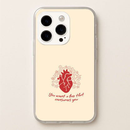 You Want A Love That Consumes You - VD  - Vampire Diaries Phone Case for iPhone 14 Pro Max