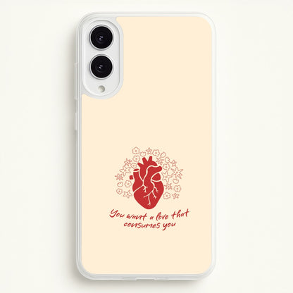 You Want A Love That Consumes You - VD  - Vampire Diaries Phone Case for Galaxy S25 Edge
