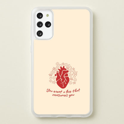 You Want A Love That Consumes You - VD  - Vampire Diaries Phone Case for Galaxy S20 Plus