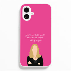 You're Not Even Worth The Calories I Burn Talking To You - VD  - Vampire Diaries Phone Case for iPhone 16 Plus