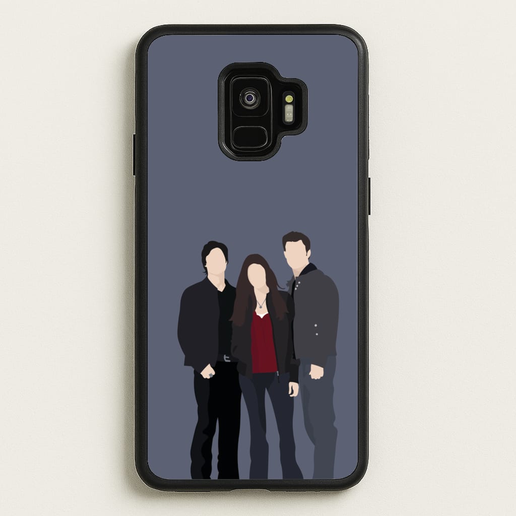 Main Characters - VD  - Vampire Diaries Phone Case for Galaxy S9