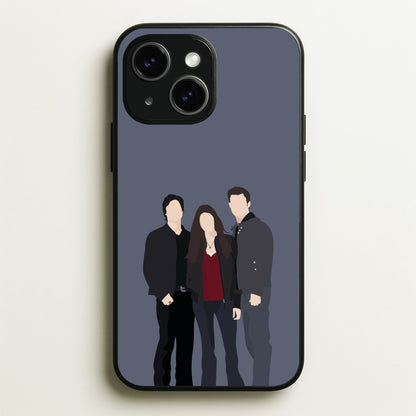 Main Characters - VD  - Vampire Diaries Phone Case for iPhone 15 Plus