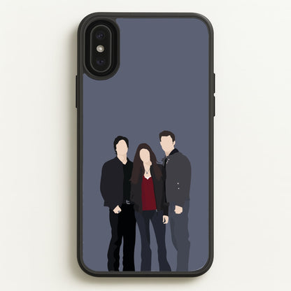 Main Characters - VD  - Vampire Diaries Phone Case for iPhone XS Max