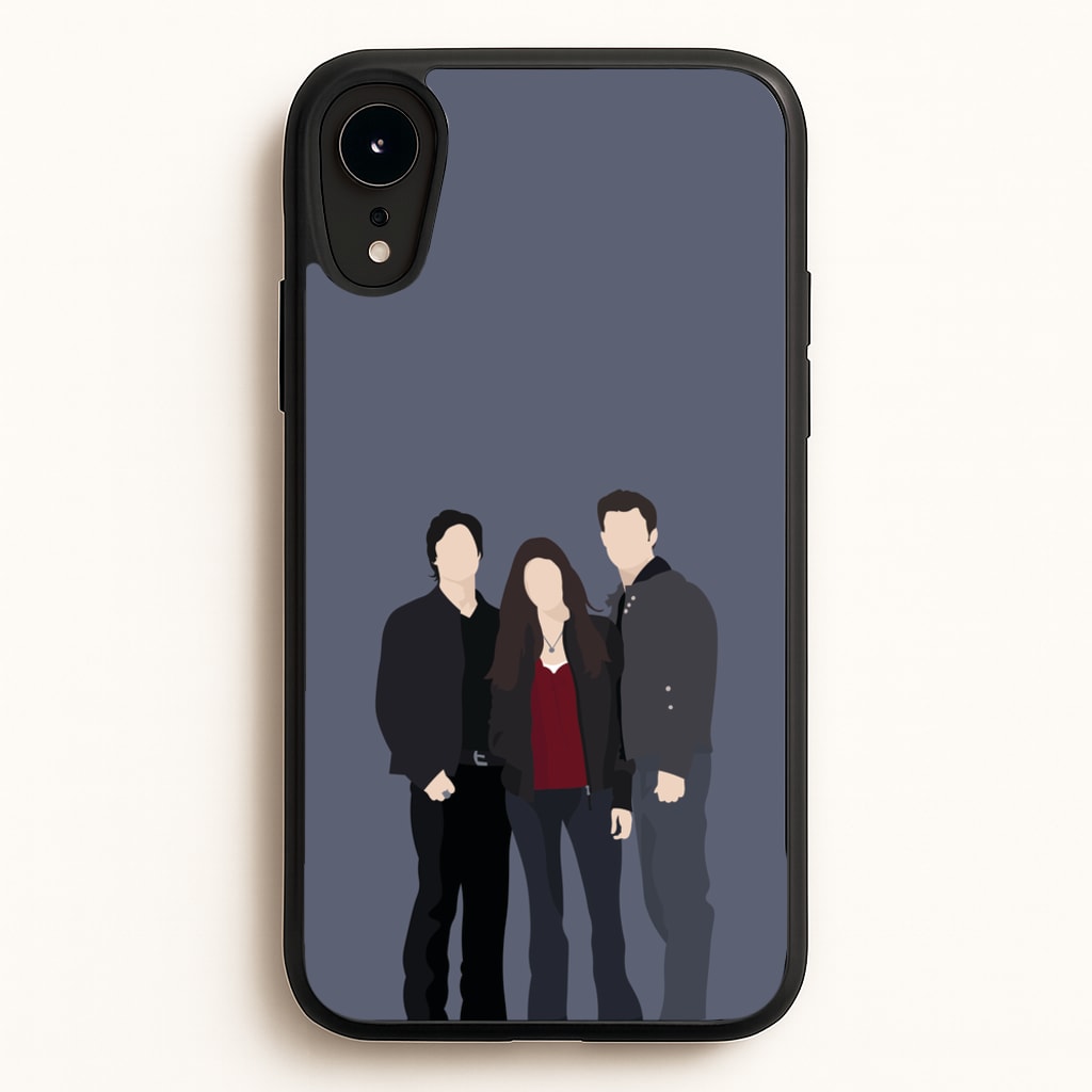 Main Characters - VD  - Vampire Diaries Phone Case for iPhone XR