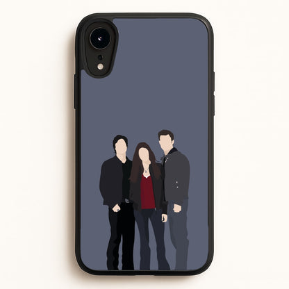 Main Characters - VD  - Vampire Diaries Phone Case for iPhone XR