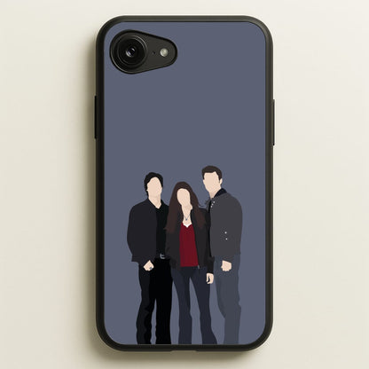 Main Characters - VD  - Vampire Diaries Phone Case for iPhone 16e