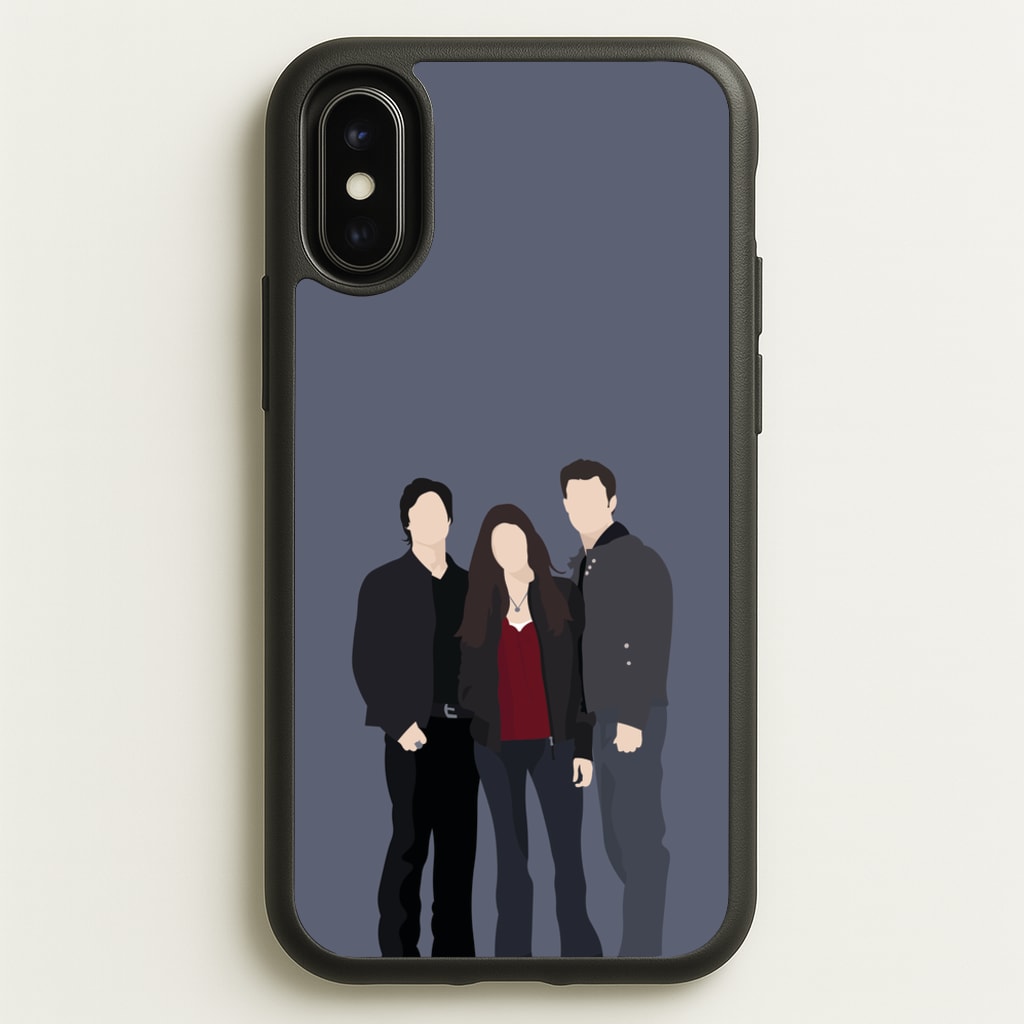 Main Characters - VD  - Vampire Diaries Phone Case for iPhone X / XS