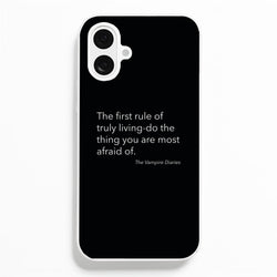 The First Rule Of Truly Living - VD Phone Case