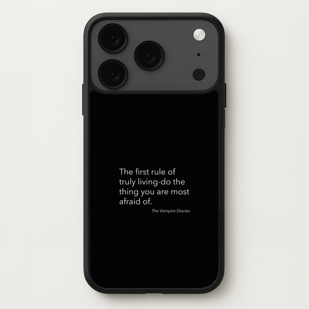 The First Rule Of Truly Living - VD Phone Case for iPhone 17 Pro Max