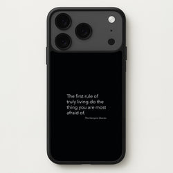 The First Rule Of Truly Living - VD Phone Case for iPhone 17 Pro Max