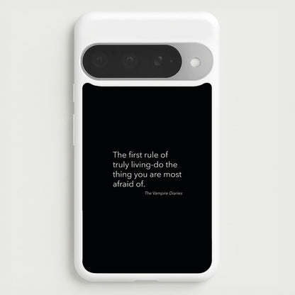 The First Rule Of Truly Living - VD Phone Case for Google Pixel 10 Pro XL