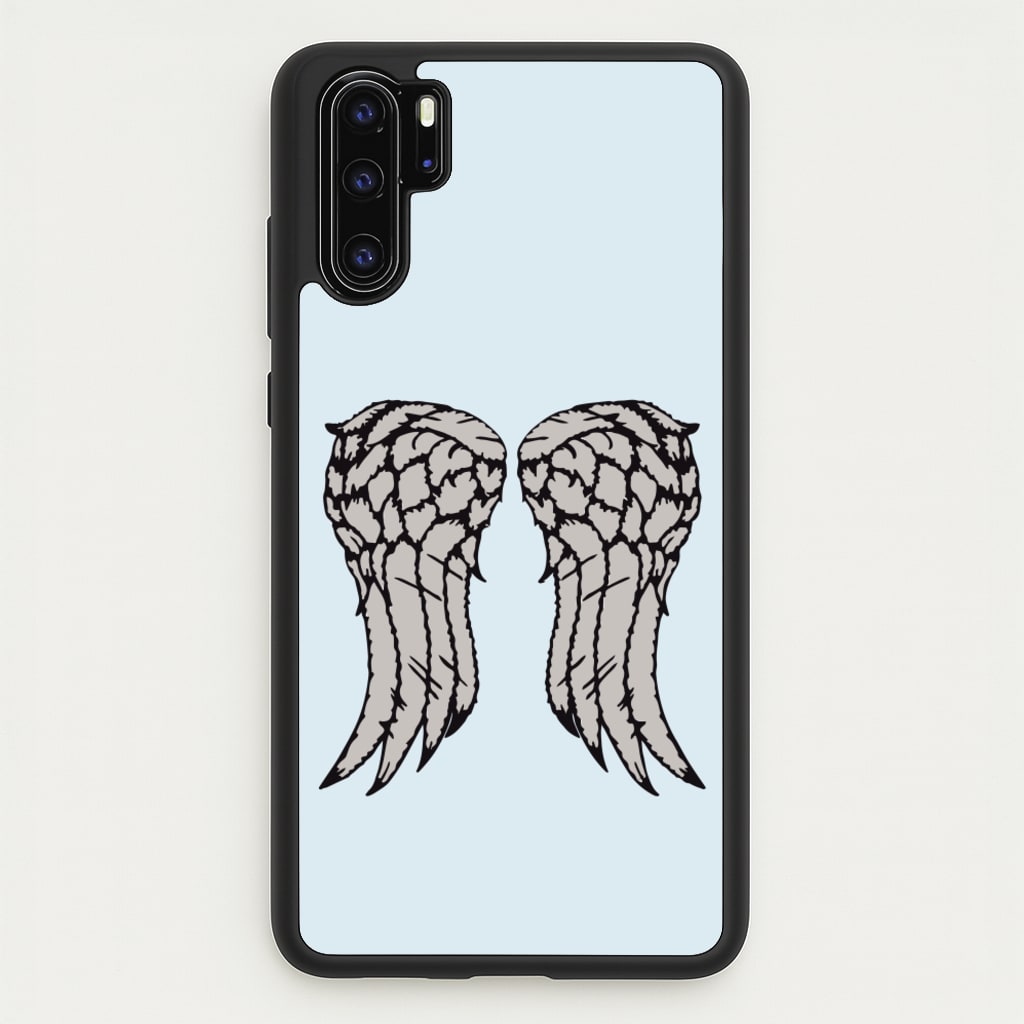 Daryl's Wings - TWD  - Daryls wing Phone Case for Huawei P30 Pro