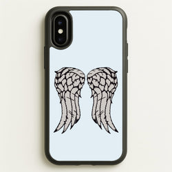 Daryl's Wings - TWD  - Daryls wing Phone Case for iPhone X / XS
