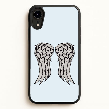 Daryl's Wings - TWD  - Daryls wing Phone Case for iPhone XR