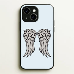 Daryl's Wings - TWD  - Daryls wing Phone Case for iPhone 15 Plus