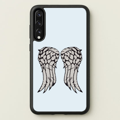 Daryl's Wings - TWD  - Daryls wing Phone Case for Huawei P20 Pro