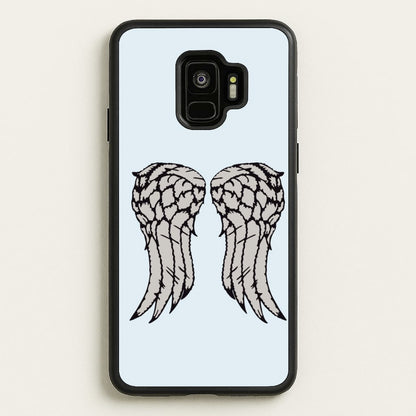 Daryl's Wings - TWD  - Daryls wing Phone Case for Galaxy S9