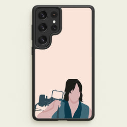 Daryl And His Crossbow - TWD  - The Walking Dead Phone Case for Galaxy S22 Ultra