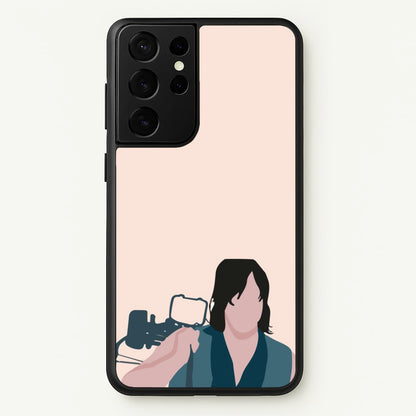 Daryl And His Crossbow - TWD  - The Walking Dead Phone Case for Galaxy S21 Ultra