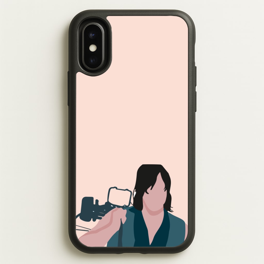 Daryl And His Crossbow - TWD  - The Walking Dead Phone Case for iPhone X / XS