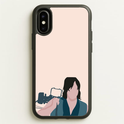 Daryl And His Crossbow - TWD  - The Walking Dead Phone Case for iPhone X / XS
