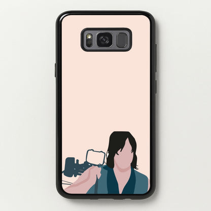 Daryl And His Crossbow - TWD  - The Walking Dead Phone Case for Galaxy S8
