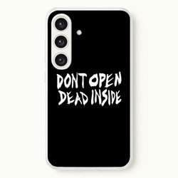 Don't Open Dead Inside - TWD  - The Walking Dead Phone Case for Galaxy S24