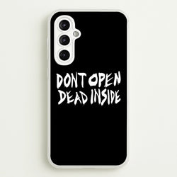 Don't Open Dead Inside - TWD  - The Walking Dead Phone Case for Galaxy A14