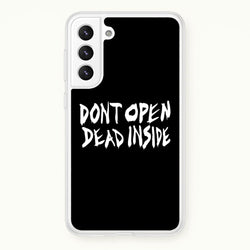 Don't Open Dead Inside - TWD  - The Walking Dead Phone Case for Galaxy S21 Plus