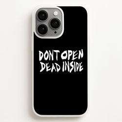 Don't Open Dead Inside - TWD  - The Walking Dead Phone Case for iPhone 11 Pro