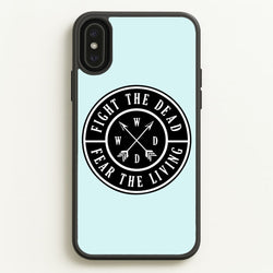 Fight The Dead, Fear The Living - TWD  - The Walking Dead Phone Case for iPhone XS Max