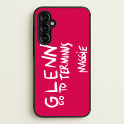 Message For Glenn - TWD  - The Walking Dead Phone Case for Galaxy A54
